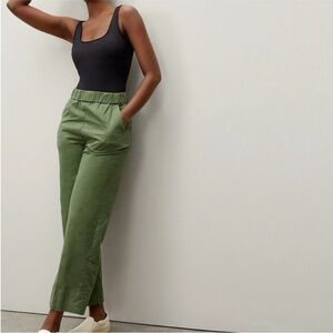 Everlane the easy pant in fern green sz 0